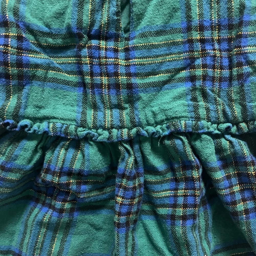 Cat & Jack Blue and Green Plaid Dress - Picture 4 of 4